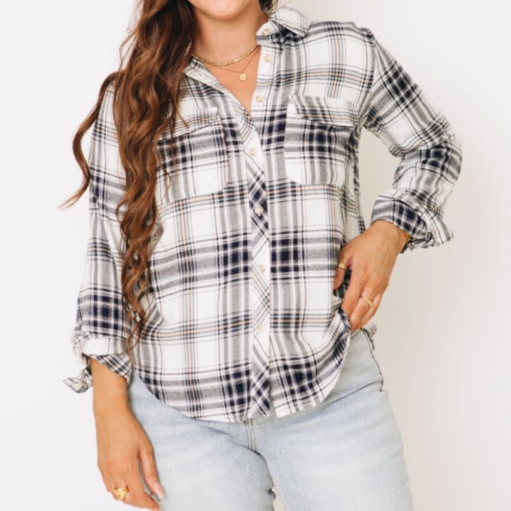 NWOT PERCH by Blu Pepper flannel